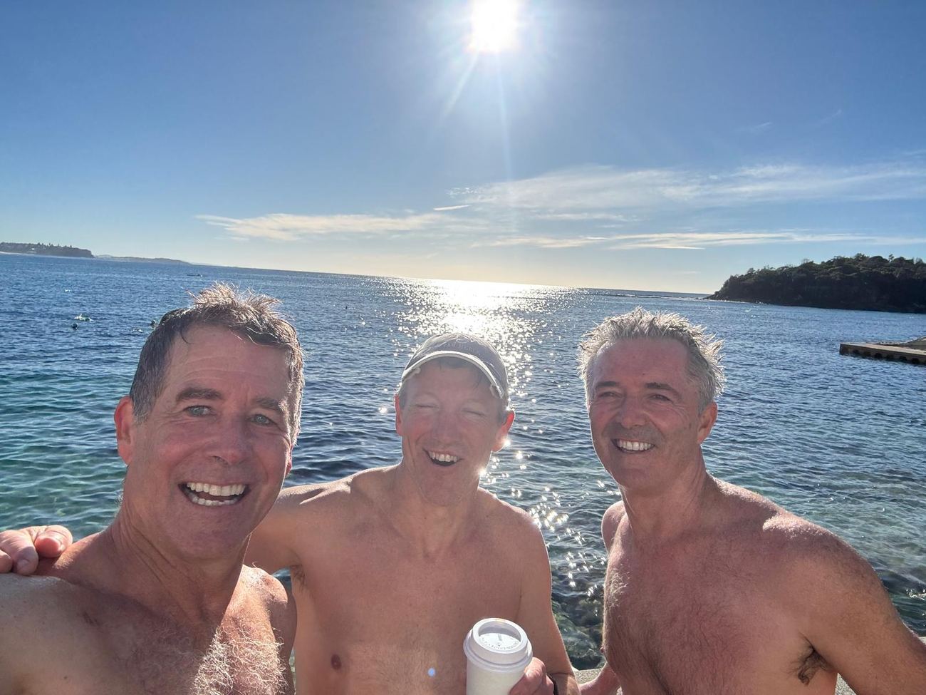 The last swim of autumn